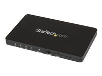 StarTech.com Switch Selector Automático HDMI de 4 Puertos con Chasís de Aluminio y MHL - Conmutador 4K 30Hz (VS421HD4K) - Interruptor de vídeo/audio