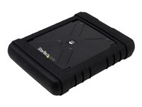 StarTech.com USB 3.0 to 2.5" SATA SSD/HDD Enclosure - UASP Enhanced External Hard Drive Enclosure - MIL-STD-810G Rated Case (S251BRU33)