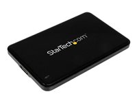 StarTech.com Caja de Disco Duro USB 3.0 con UASP para HDD/SSD SATA III de 2,5 Pulgadas y 7mm de Espesor - Carcasa SuperSpeed SATA de 6Gbps - Caja de almacenamiento