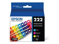 Epson 222 Multipack Ink Cartridge Black Yellow Cyan Magenta T222120 BCS