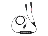 Jabra LINK 265 - Adaptador para auriculares - USB macho a Desconexión rápida