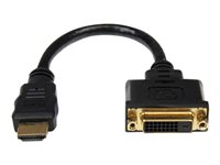 StarTech.com Adaptador de 20cm HDMI a DVI - DVI-D Hembra - HDMI Macho
