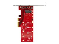 StarTech.com M2 PCIe SSD Adapter - x4 PCIe 3.0 NVMe / AHCI / NGFF / M-Key - Low Profile and Full Profile
