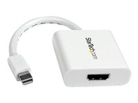 StarTech.com Mini DisplayPort® to HDMI® Video Adapter Converter 1920x1200 - White Mini DP to HDMI Adapter M/F (MDP2HDW) - Adapter