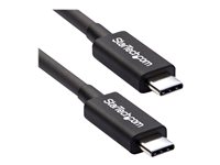 StarTech.com Cable de 0,5m Thunderbolt 3 USB-C (40Gbps) - Compatible con Thunderbolt y USB - Cable Thunderbolt