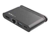 StarTech.com USB C Multiport Adapter, USB-C Travel Mini Dock to 4K HDMI with 100W PD 3.0 Pass-Through, USB-A USB-C, Gigabit Ethernet, Portable USB 3.0 Type-C Dock with 100W Power Delivery - Mac, Windows, Chrome (DKT30CHCPD) - Docking station