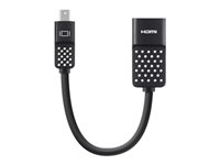 Belkin Mini DisplayPort to HDMI Adapter, 4k - Adapter - Mini DisplayPort male to HDMI female