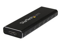 StarTech.com Adaptador SSD M.2 a USB 3.0 SuperSpeed UASP con Carcasa Protectora - Conversor NGFF de Unidad SSD - Caja de almacenamiento