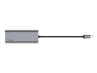 Belkin CONNECT USB-C 6-in-1 Multiport Adapter - Estación de conexión - USB-C