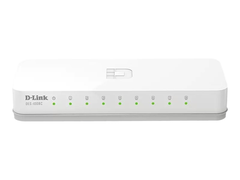 Switch De Red Con 8 Puertos D Link 10 100MBPS REPOINT