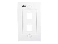 Nexxt Wall Plate 2 Port WH