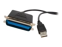 StarTech.com 6 ft. 1.8 m USB to Parallel Port Adapter IEEE-1284 Male/Male - USB to Centronics Cable 