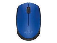 Logitech Mouse inalambrico M170 azul 3 botones