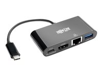 TRP Adap. USB-C a HDMI 4K/RJ45 Gigabit/USB-C/USB