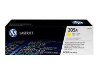 HP CE412A 305A Yellow LaserJet Toner Cartridge - 2600 pages