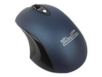 KlipX Mouse optico silencioso inalambrico 2.4 Ghz azul