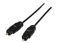 StarTech.com 10 ft. (3 m) Digital Optical Audio Cable - Toslink Digital Optical SPDIF - Ultra-Thin