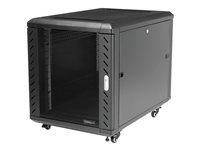 StarTech.com 12U 36in Knock-Down Server Rack Cabinet with Ca