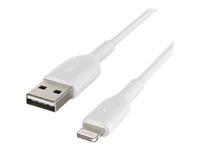 Belkin Cable BoostCharge USB-A a Lightning 3metros. BLANCO