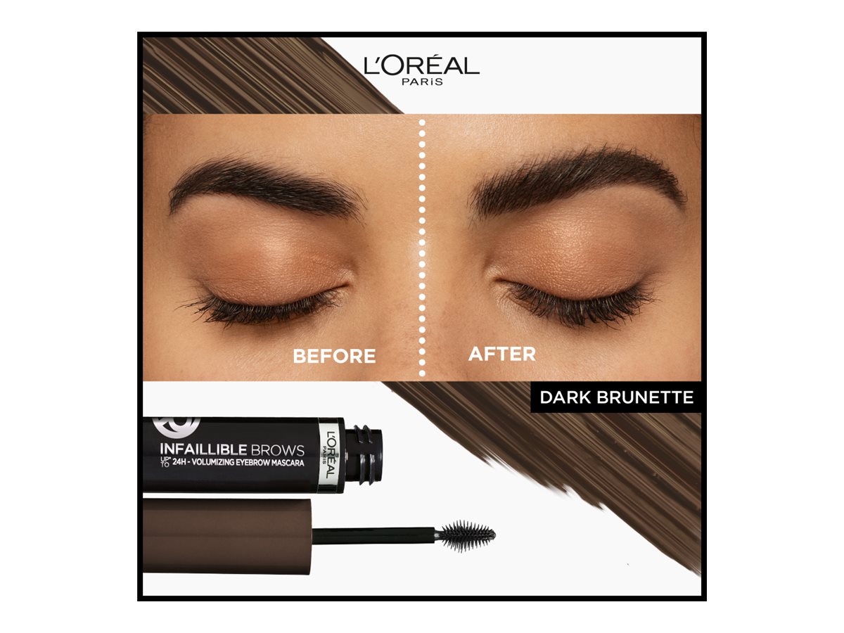 L Or Al Paris Infaillible Brows Volumizing Mascara Dark Brunette