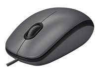 Logitech Mouse M90 USB Negro ambidiestro/ 1000 DPI