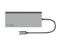 Belkin USB-C Multimedia Hub - Estación de conexión - USB-C