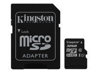 Kingston Canvas Select - Tarjeta de memoria flash (adaptador microSDHC a SD Incluido) - 32 GB