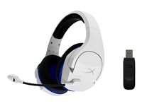 HyperX Cloud Stinger Core Headset - full size - 2.4 GHz - wireless - white, blue - for Victus by HP 