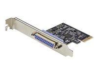 StarTech.com 1-Port Parallel PCIe Card, PCI Express to Parallel DB25 LPT Adapter Card, Desktop Expansion Controller for Printer, SPP/ECP - Parallel adapter - PCIe