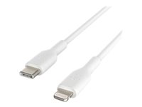 Belkin Cable BoostCharge USB-C a Lightning 1metro. BLANCO