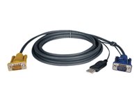 TRP Juego de Cable VGA y USB para KVM Serie B020/B022 1.83m
