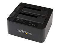 StarTech.com Dual Bay USB 3.0/ eSATA Hard Drive Duplicator Dock for 2.5  3.5 SATA SSD HDD with UASP 