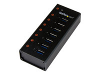 StarTech.com 7 Port USB 3.0 Hub (5 Gbps) - Metal Enclosure - Desktop or Wall Mountable