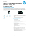 HP Color LaserJet Enterprise flow MFP M880 series