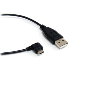 Charge or sync your Micro-B USB devices with the cable out of the way