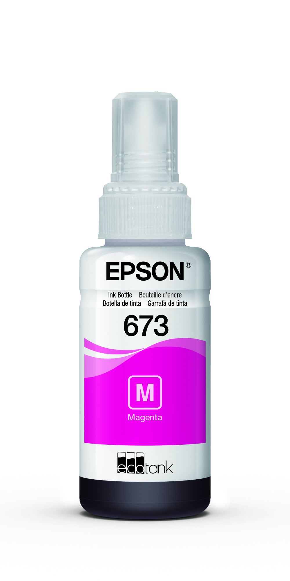 Botella De Tinta Epson Color Magenta T673 Suministros Y Tintas Para