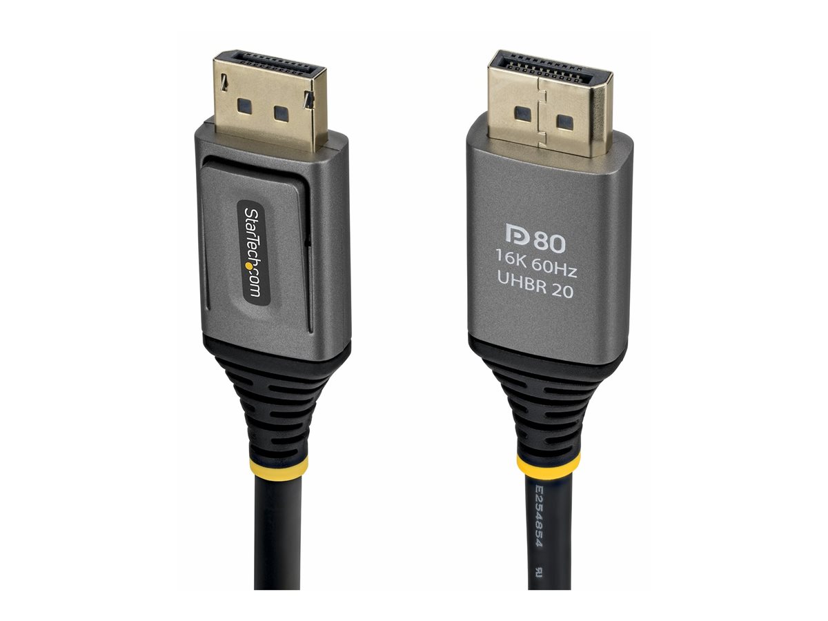 DISPLAYPORT 2.1 CABLE 8K 60HZ VESA CERTIFIED/DP 2.1/DP80/UHBR2 – StarTech.com