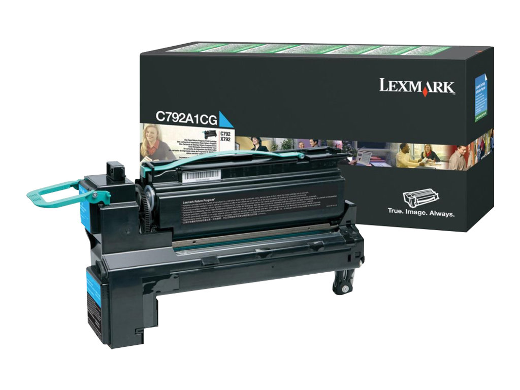 Lexmark Cyan Original Toner Cartridge Lccp Lrp
