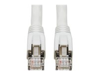 Tripp Lite Cat8 25G/40G-Certified Snagless S/FTP Ethernet Cable (RJ45 M/M), PoE, White, 25 ft. - patch cable - 7.62 m - white