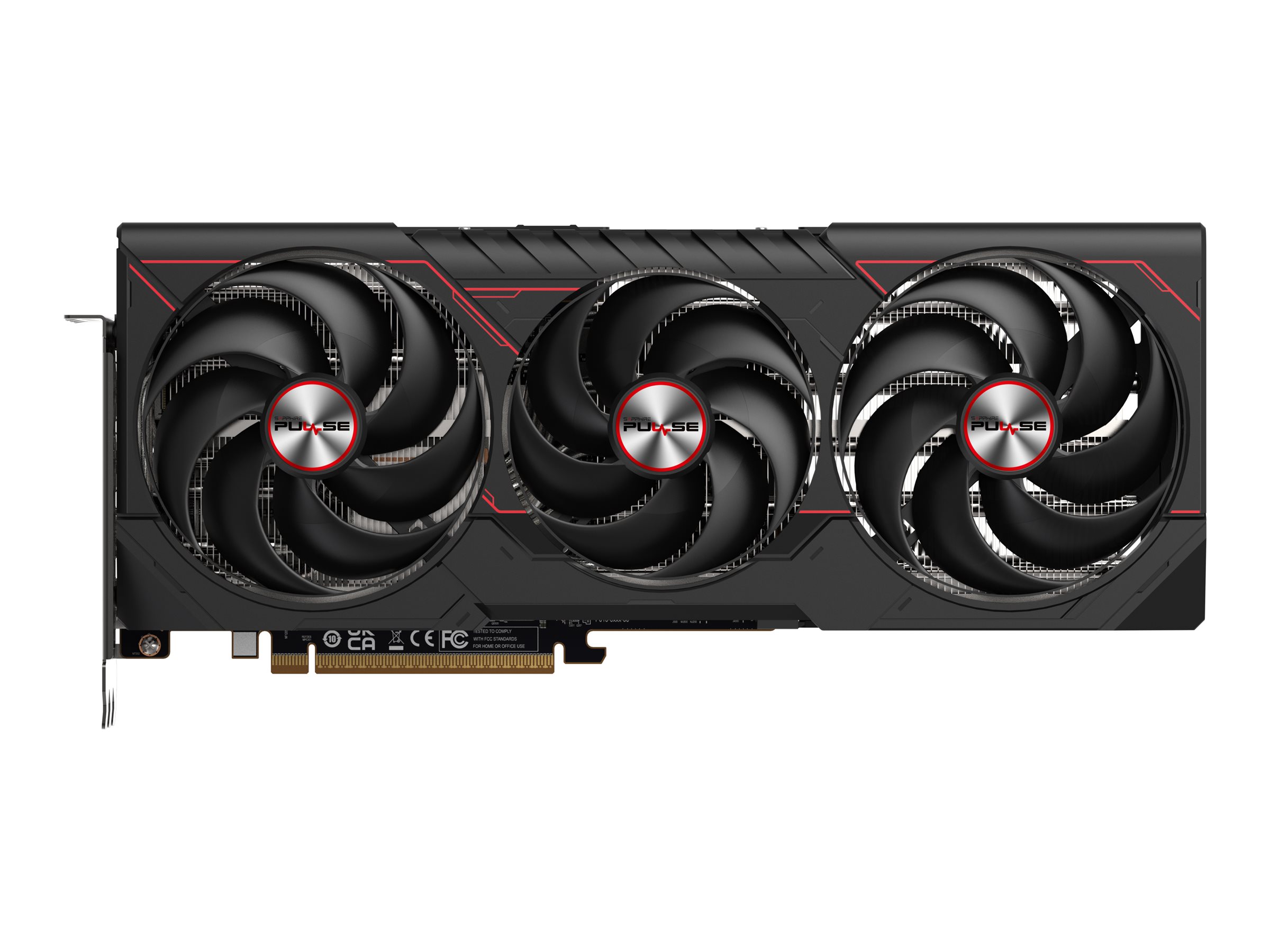 Sapphire Pulse Radeon RX 9070 XT graphics card Radeon RX 9070 XT 16 Product shot Front 79950