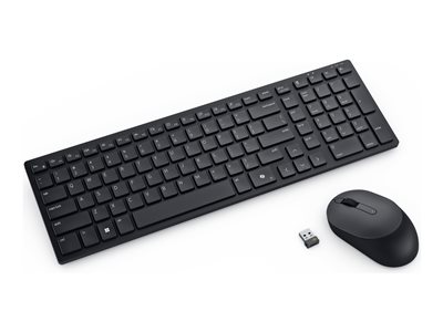 DELL Silent Keyboard and Mouse KM555 DE - KM555-BLK-GER