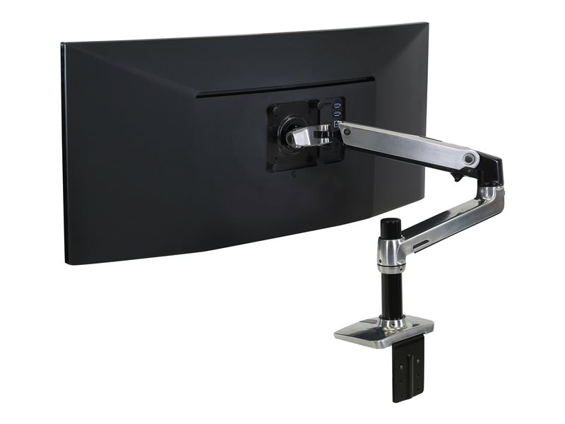 LX Monitor-Befestigung Arm / LCDGröße<=86,4cm (34") /  Belastbark.<3,2 bis 11,3 kg / Anhebg.33cm / Neig.80° / Schwenk.360° / Rotat. 360° / MIS-D