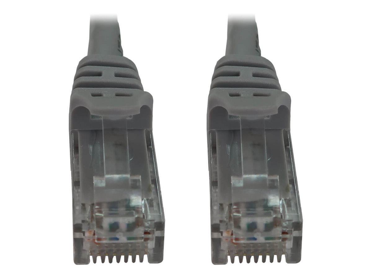 Eaton Tripp Lite Series Cat6a 10G Snagless Molded UTP Ethernet Cable (RJ45 M/M), PoE, Gray, 25 ft. (7.6 m)