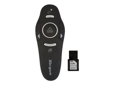 Targus Wireless Presenter with Laser Pointer Presentation remote control RF black