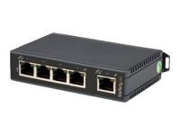 StarTech.com 5-Port Ethernet Switch - 10/100Mbps Industrial Networking Solution - IP30-rated Energy Efficient Internet Switch (IES5102) - Switch - unmanaged - 5 x 10/100 - DIN rail mountable - for P/N: NETRS2322P