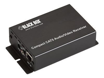 Black Box Compact CAT5 Audio/Video Receiver
