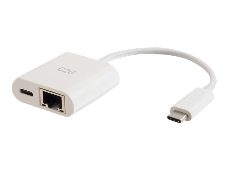 C2G USB C to Ethernet Adapter with Power Delivery