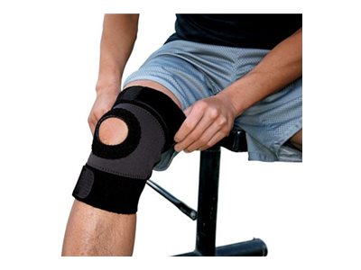 Tensor Sport Compression Knee Support - Medium - Black/Grey