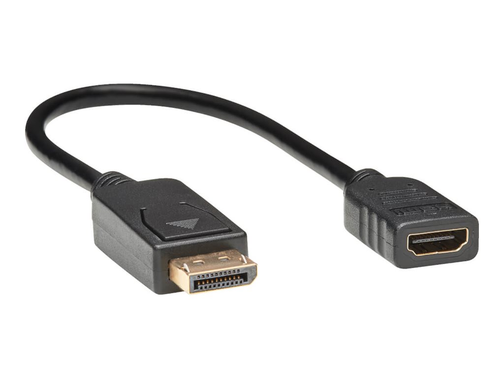 Tripp Lite DisplayPort to HDMI Adapter Converter 1080p DP to HDMI M/F Black 1ft