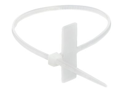 DELOCK Kabelb L 100 x B 2,5mm weiss 10St